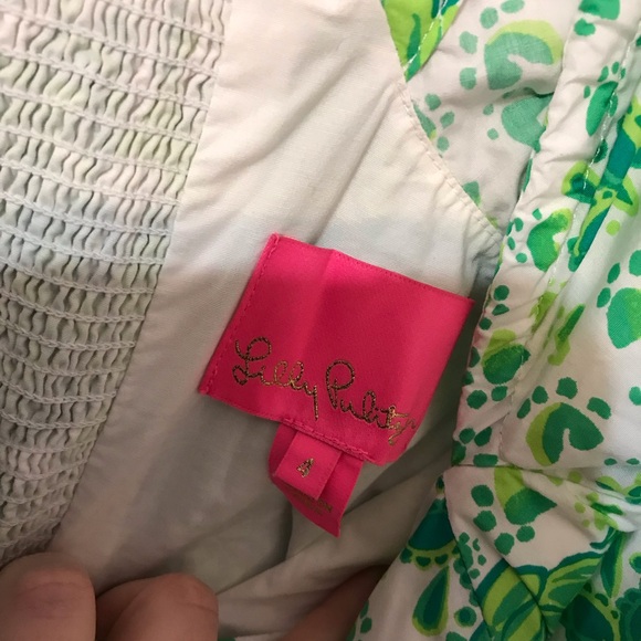 Lilly Pulitzer Esteli Romper In Palm Beach Party Animal Size 4 - Picture 2 of 4